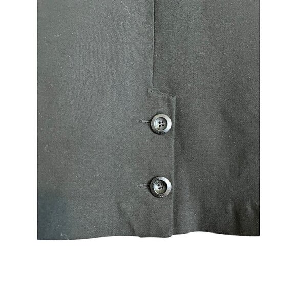 Women's Zara Medium Mini Skirt, Black, Front Pockets, Side Zipper - Picture 5 of 8